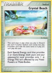 Crystal Beach - 75/100 - Uncommon - Reverse Holo